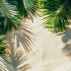 Fototapeta premium Stunning summer day captured beautifully in a minimal flat lay design 
