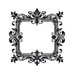 Classic antique ornament, floral oval, vector royal baroque border, and gothic vintage frame. Rococo magic, Victorian elegance, and elaborate decorating with copy space. Perfect for christening, weddi