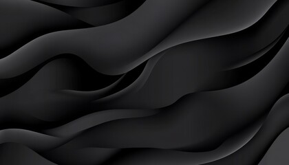 Obraz premium Abstract Black Waves Background Texture