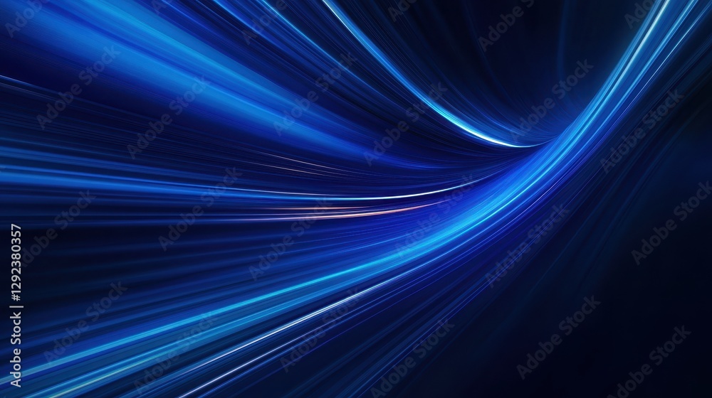 Poster abstract blue glowing lines dynamic background