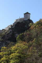 castle on the hill in uzice in Serbia 