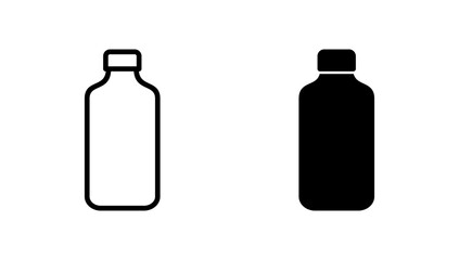 Bottle icon vector. bottle sign and symbol
