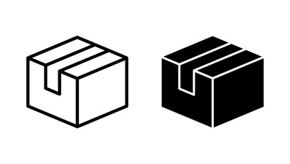 Box icon vector. box sign and symbol, parcel, package