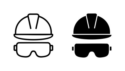 Helmet icon vector. Motorcycle helmet sign and symbol. Construction helmet icon. Safety helmet