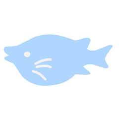 Obraz premium fish seafoods watercolor