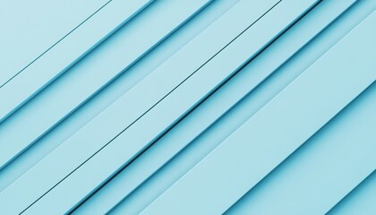 Fototapeta premium Abstract Geometric Pattern with Light Blue Lines and Shapes
