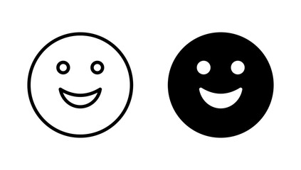 Smile icon vector. smile emoticon icon. feedback sign and symbol