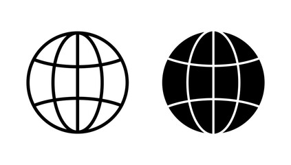 Web icon vector. go to web sign and symbol. web click icon. Global search icon