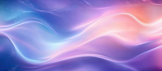 Obraz premium Abstract Gradient Background in Pastel Colors with Soft Fluid Lines and Gentle Glow