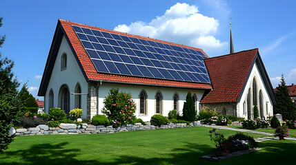 Fototapeta premium Businesswoman Walking Near Solar Panels in Urban Railway City Environment