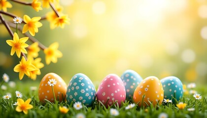 Happy Easter card, background