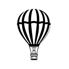 Obraz premium Hot air balloon illustration.