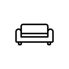Sofa icon vector illustration. sofa sign and symbol. furniture icon