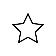 Star Icon vector illustration. rating sign and symbol. favourite star icon