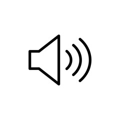 Speaker icon vector illustration. volume sign and symbol. loudspeaker icon. sound symbol