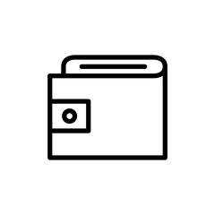 Wallet icon vector illustration. wallet sign and symbol