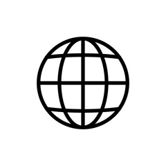 Web icon vector illustration. go to web sign and symbol. web click icon. Global search icon