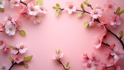 Pink Blossoms, Spring Floral Arrangement