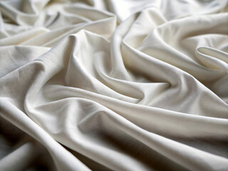 Obraz premium white silk background. silk, satin, fabric, texture, cloth, textile, material, soft, wave, luxury, decoration, smooth, pattern, shiny, backdrop, drapery, fold, fashion, elegant, luxurious, silky, curt