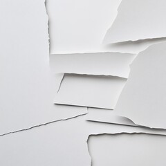 Paper sheets on white background
