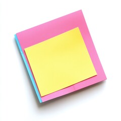 Sticky notes on white background.