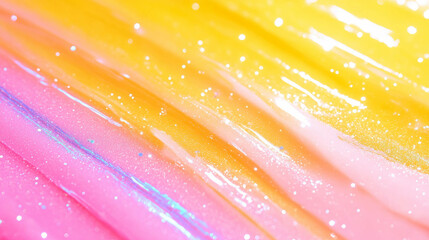 Vibrant glitter and soap streaks background for creative design