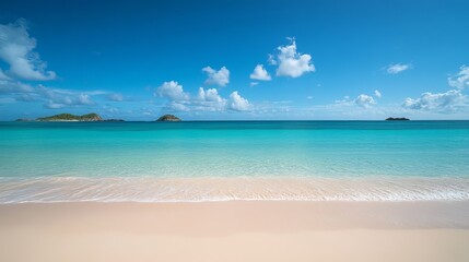 Obraz premium Relaxing day at the beach tropical islands landscape photography crystal clear waters scenic view summer vibes