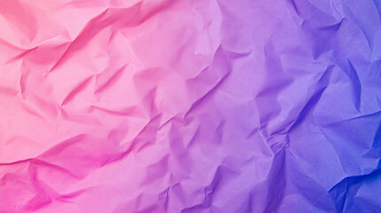 Fototapeta premium Colorful crumpled paper texture with gradient background for retro design