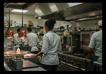 Busy Kitchen Environment