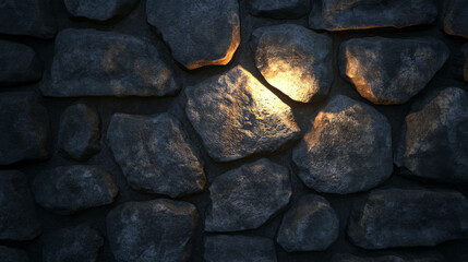 Textured rock wall with subtle lichen patterns for natural earthy designs