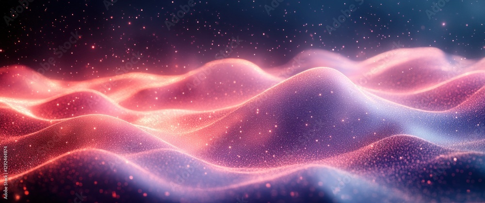Aufkleber abstract technology network connection design digital communication background flowing dots and line