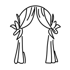 Minimal wedding icon set