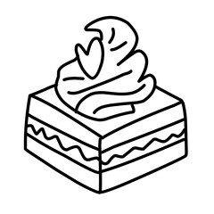 Minimal wedding icon set