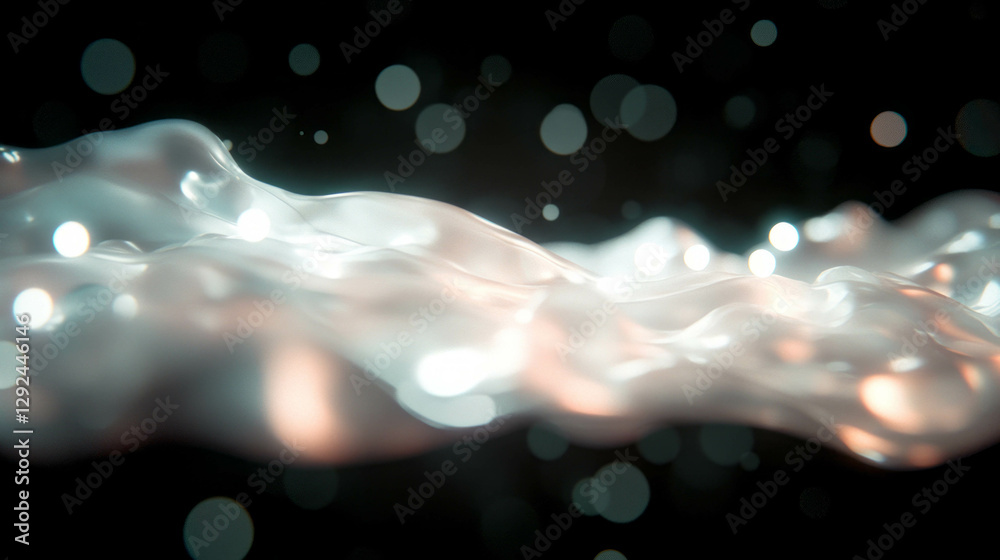 Poster abstract soft white light gradient with smooth flowing texture for elegant background
