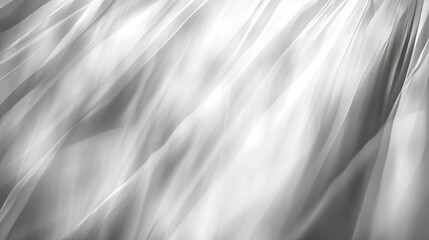 Ethereal white light background with soft textured waves for elegant design