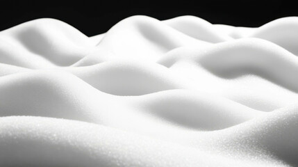 Obraz premium Abstract wave texture on smooth white surface for background design