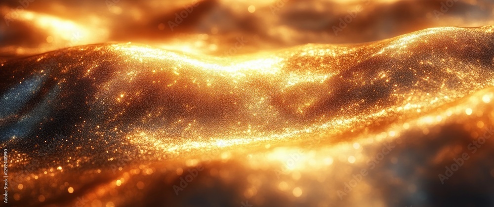 Poster luxurious gold foil texture background with smooth gradient and soft lighting for elegant wallpaper 