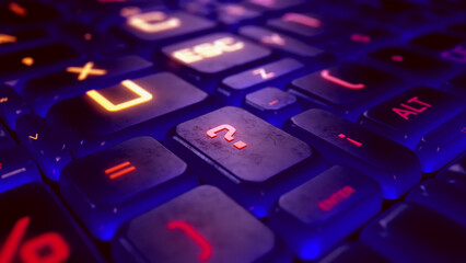 Digital Pulse &ndash; Illuminated Keyboard in the Dark