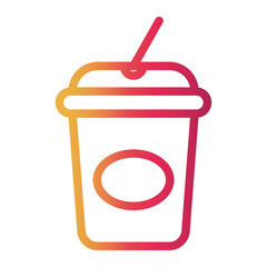 drink Line Gradient Icon