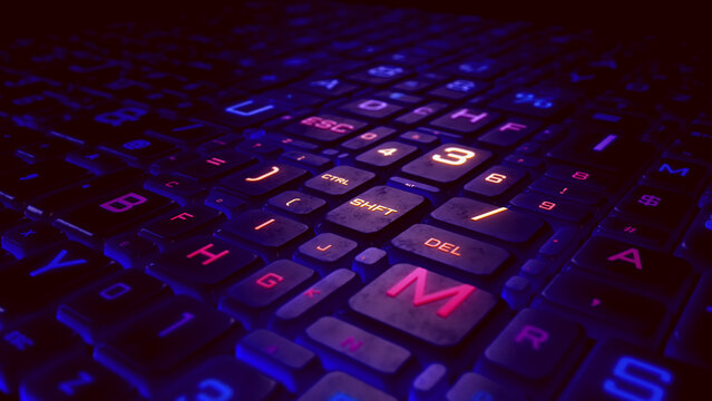 RGB Fusion A Keyboard Illuminated in Motion