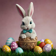 Easter, eggs, rabbit, animal chocolate, pet
