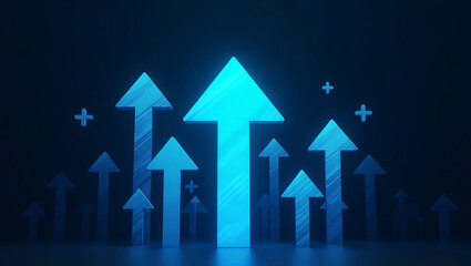 Blue Abstract Technology Background with Wavy Data Lines and Holographic Dots – Futuristic Digital Gradient Texture
