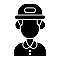 delivery courier Solid icon