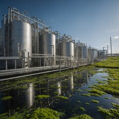 Obraz premium oil storage tank