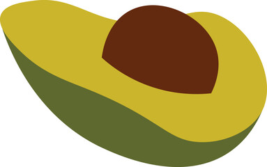 Illustration of an Avocado