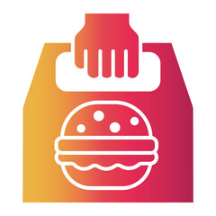 burgers Gradient icon