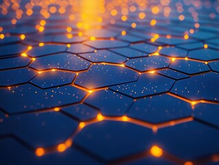 Detailed Structure of a Solar Cell Module with Geometric Patterns and Reflective Surfaces