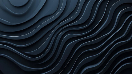 Obraz premium Abstract dark wave patterns creating a textured background for modern design applications