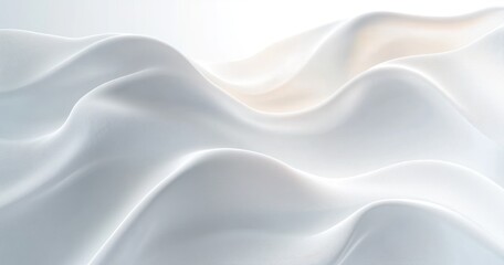 Fototapeta premium Abstract Minimalism Design with Soft Lighting and Flowing Curves for Tranquility and Dynamic Depth
