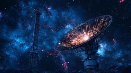 Giant radio wave jet stretches across cosmic expanse, revealing the universe's hidden wonders.